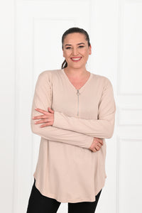 Bluza dama marimi mari cu fermoar 1387-23