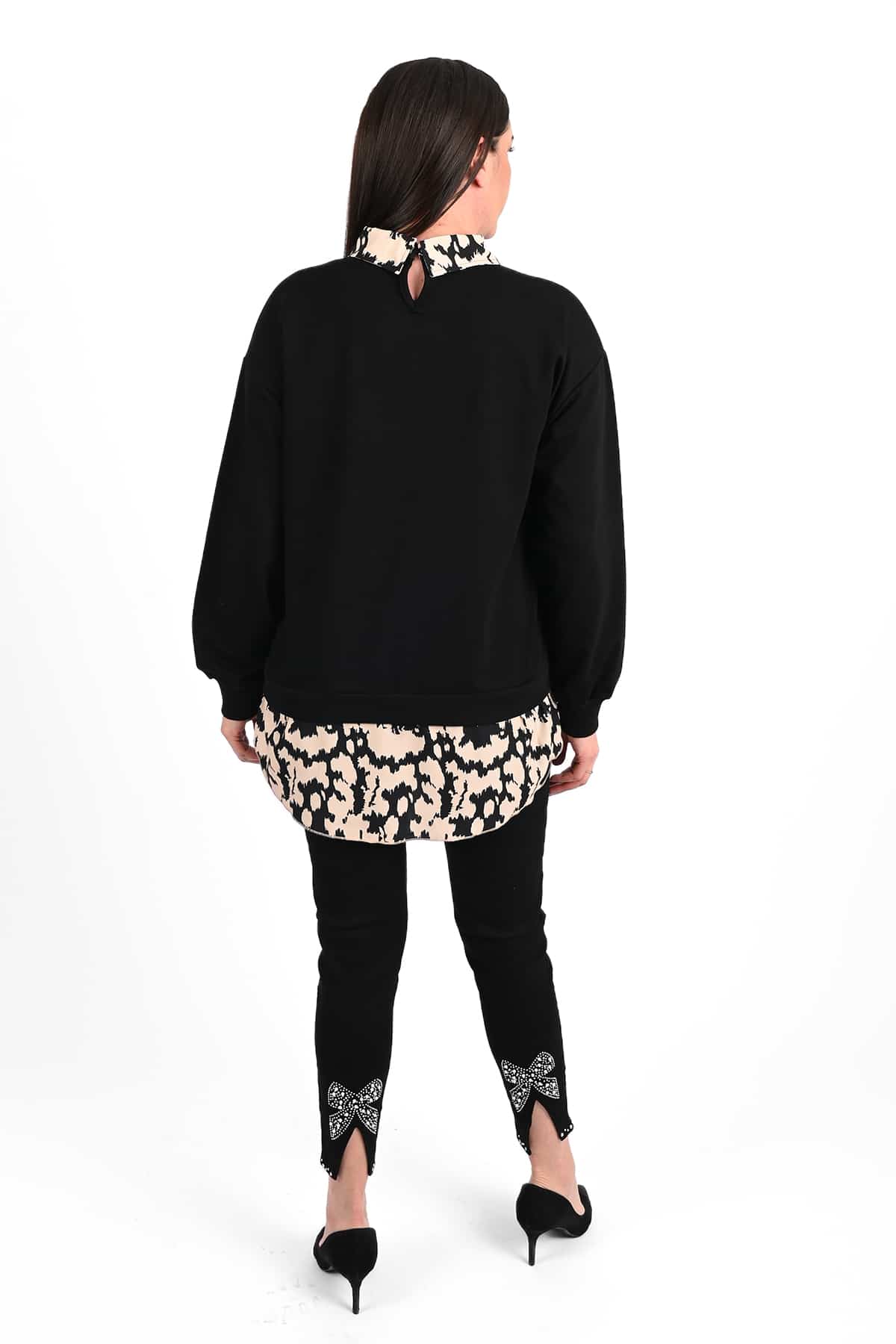 Bluza dama marimi mari cu imprimeu 1436-23