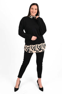Bluza dama marimi mari cu imprimeu 1436-23