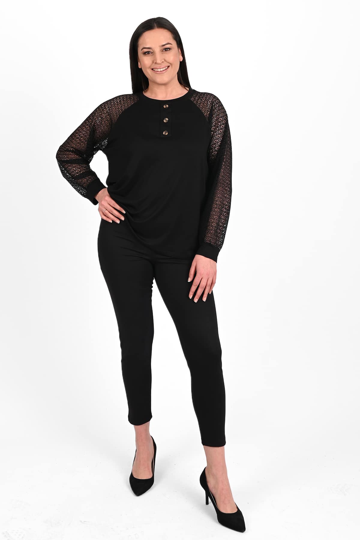 Bluza dama marimi mari nasturi 1442-23