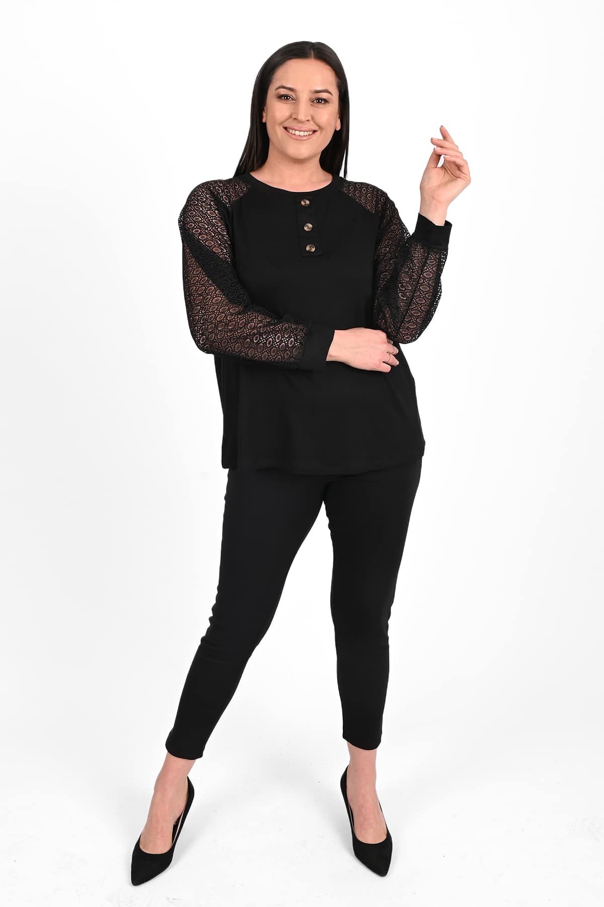 Bluza dama marimi mari nasturi 1442-23