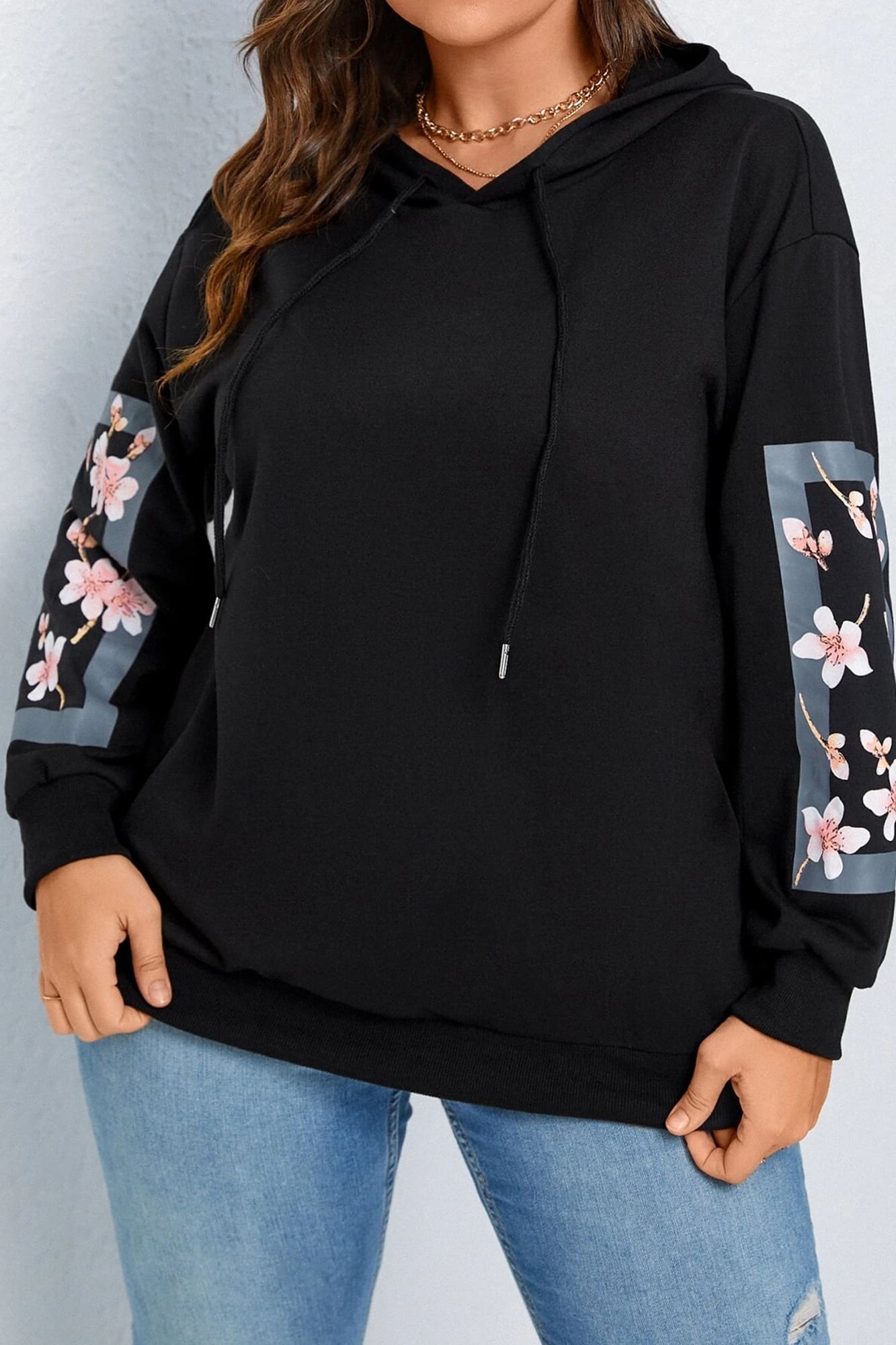 Bluza dama marimi mari cu flori 1452-23