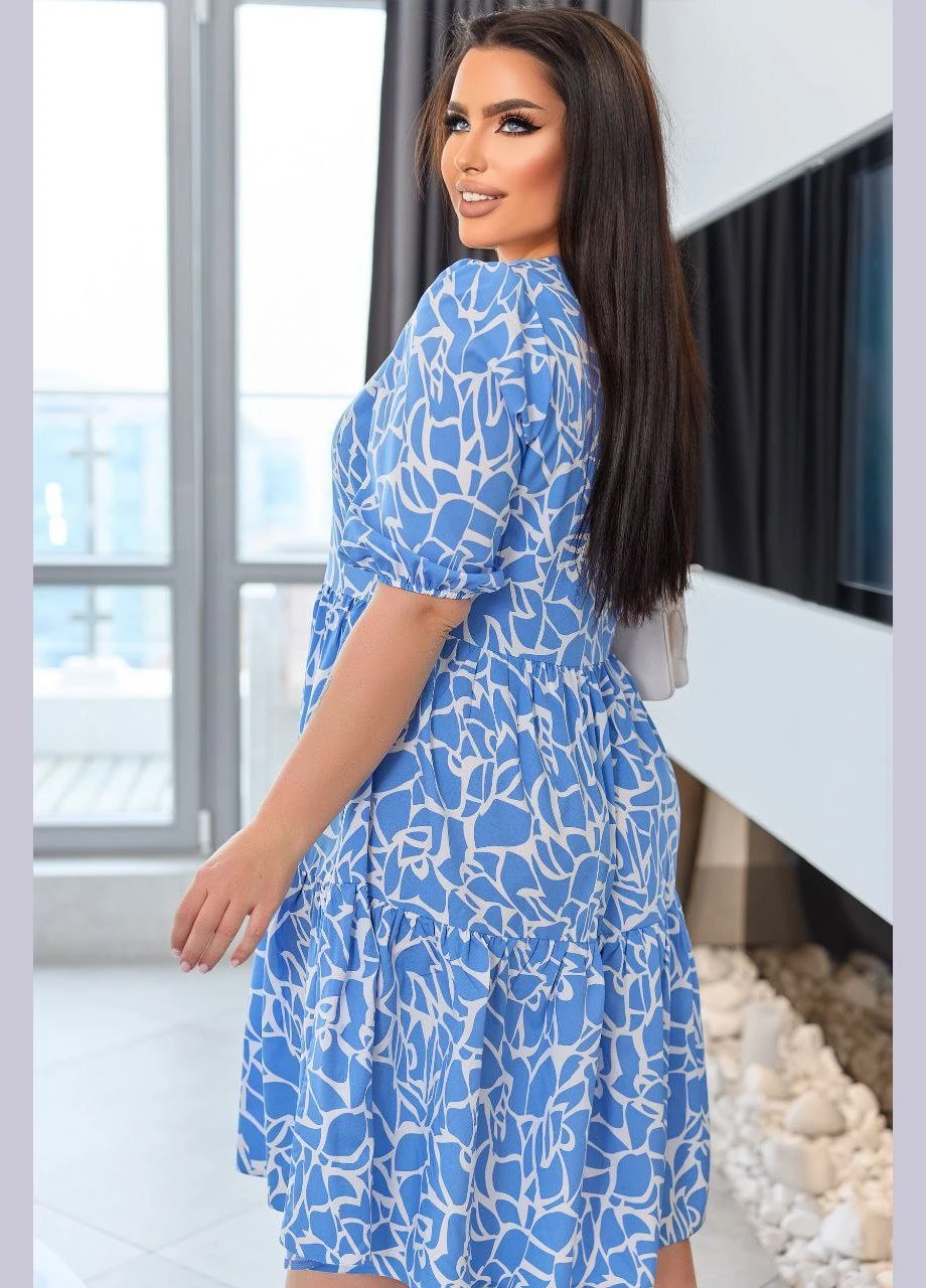 Rochie dama marimi mari cu maneca scurta 5230