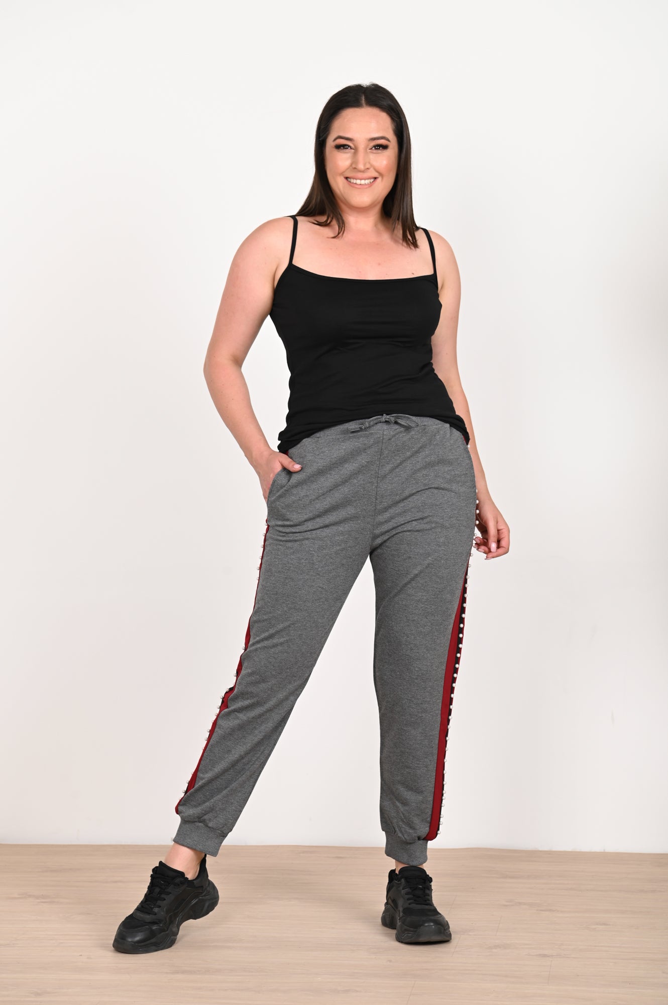 Pantalon dama marimi mari de trening 9814-22