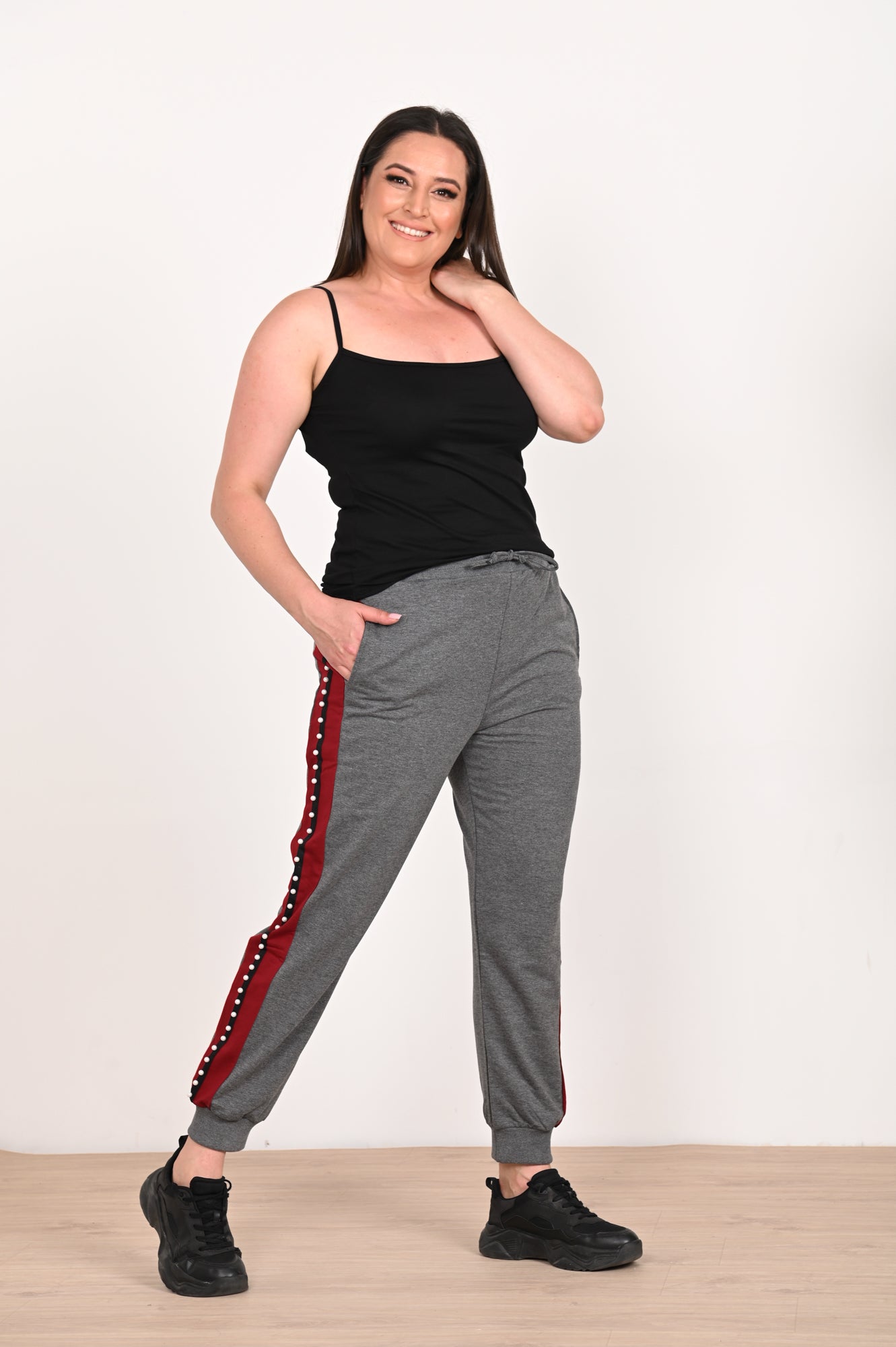 Pantalon dama marimi mari de trening 9814-22