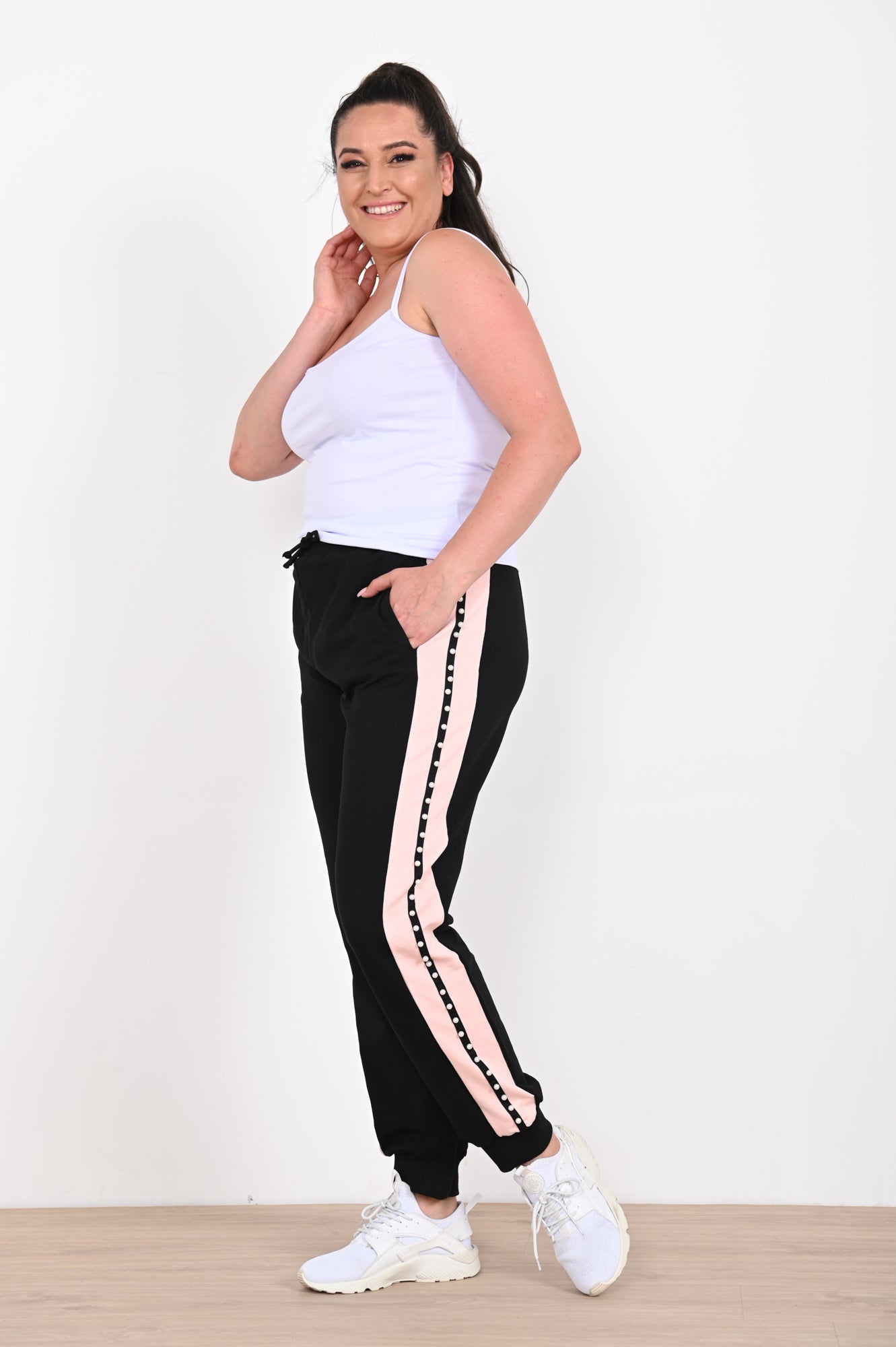Pantalon dama marimi mari de trening 9814-22