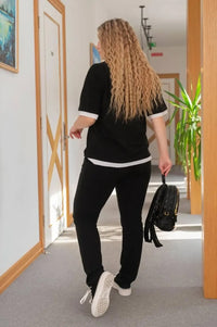 Trening dama din bumbac marimi mari 8098