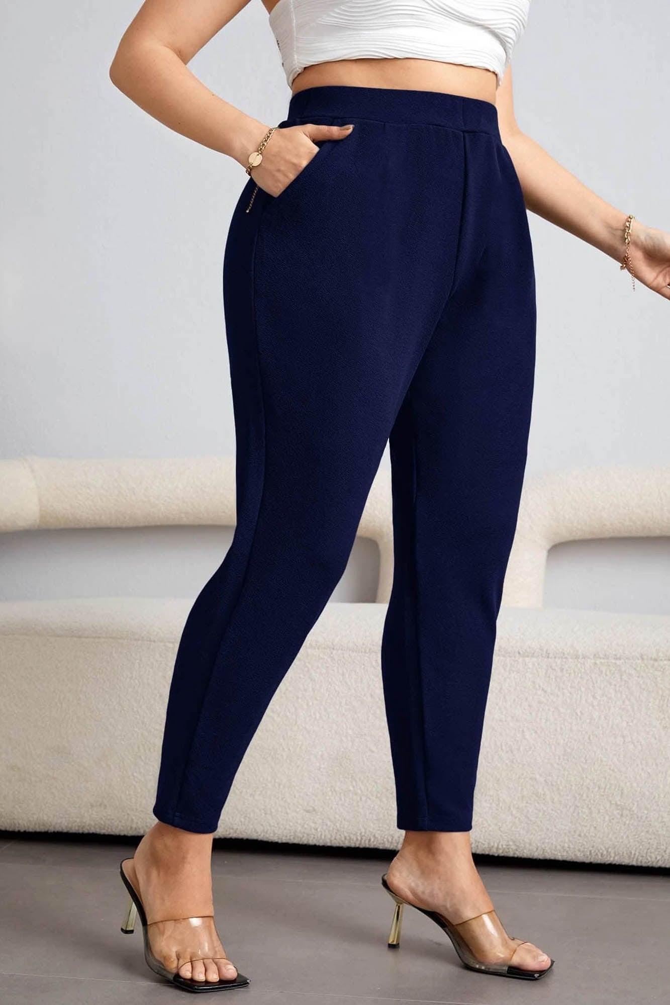 Pantaloni dama marimi mari 008