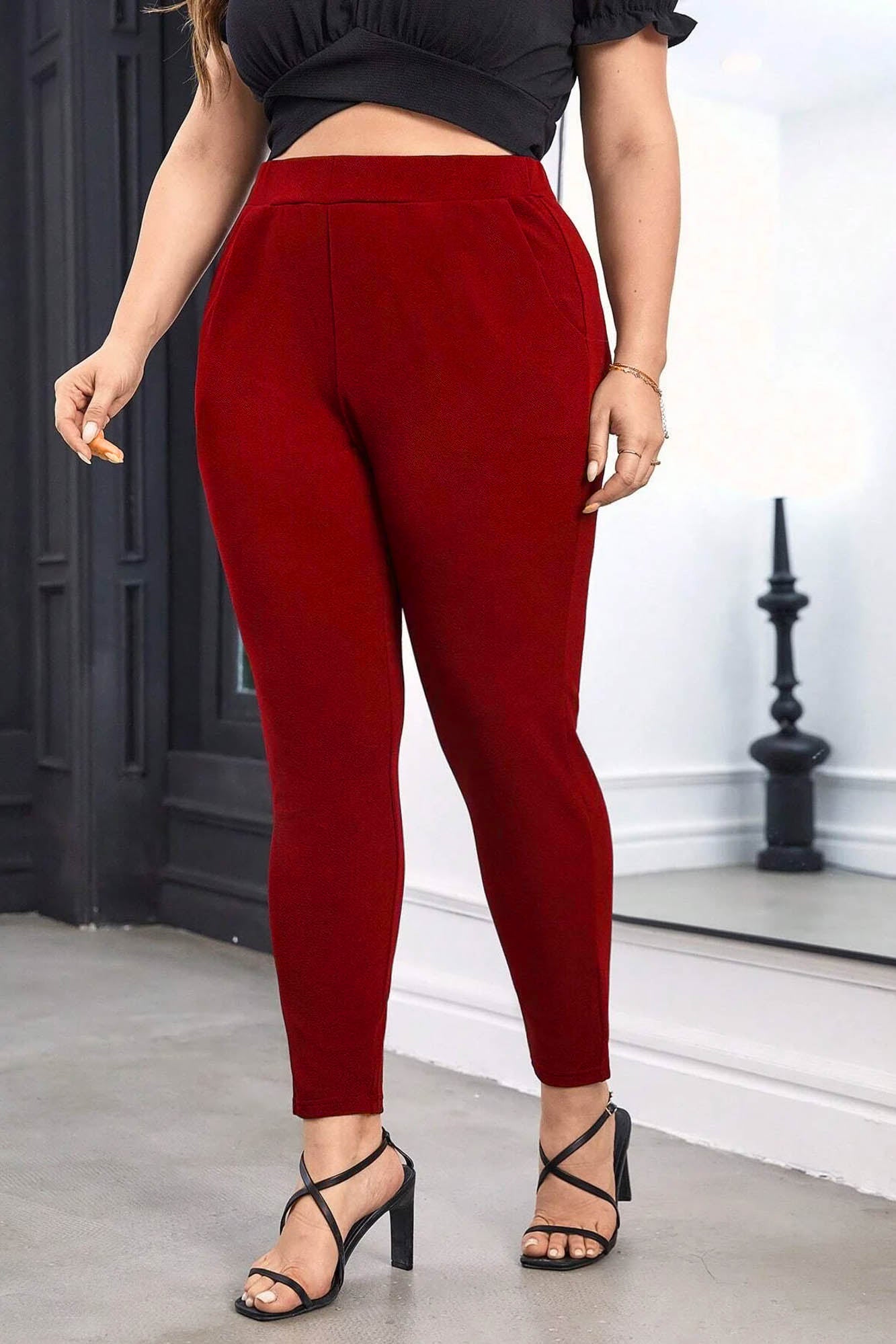 Pantaloni dama marimi mari 008