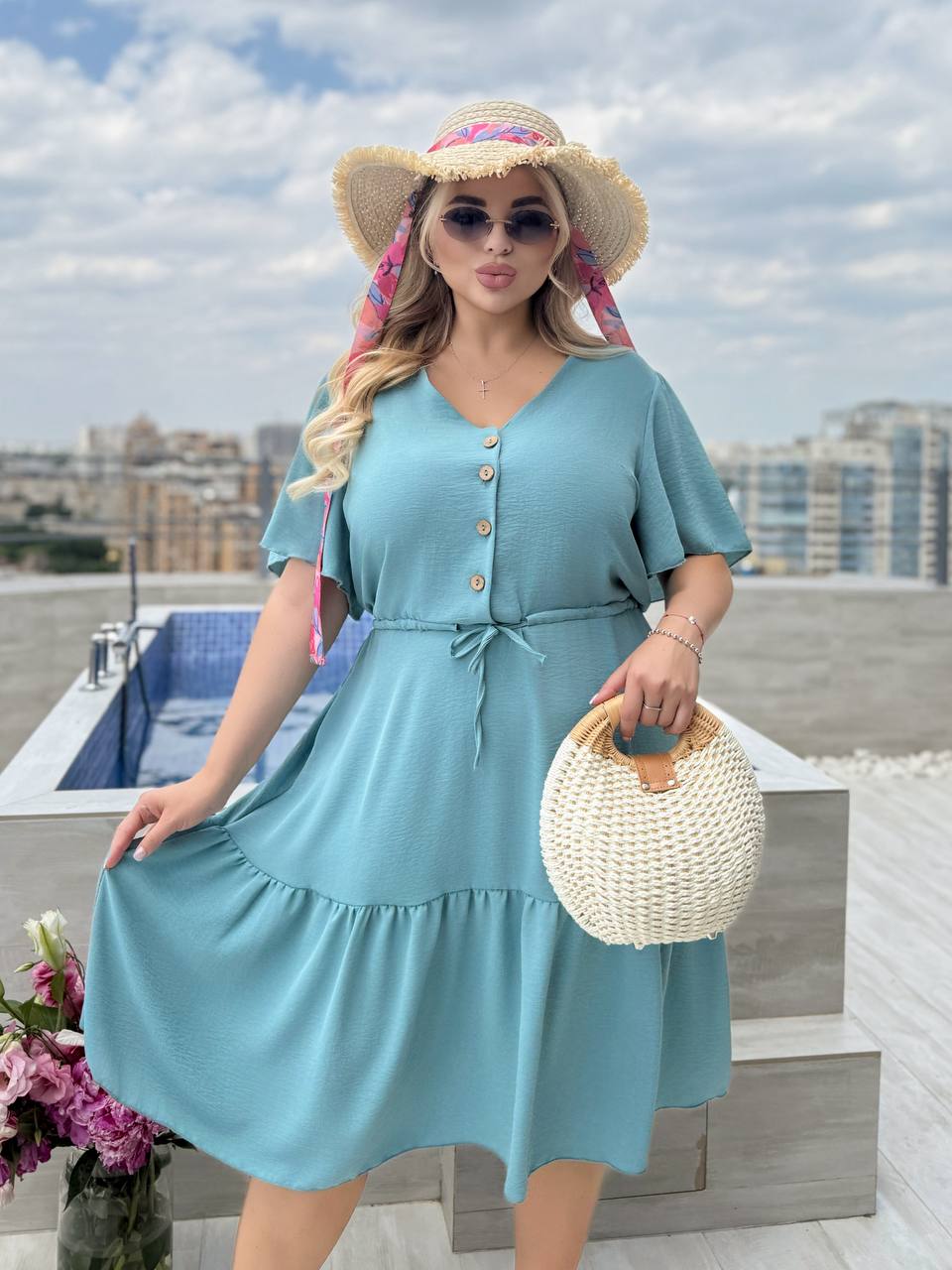 Rochie dama marimi mari 070