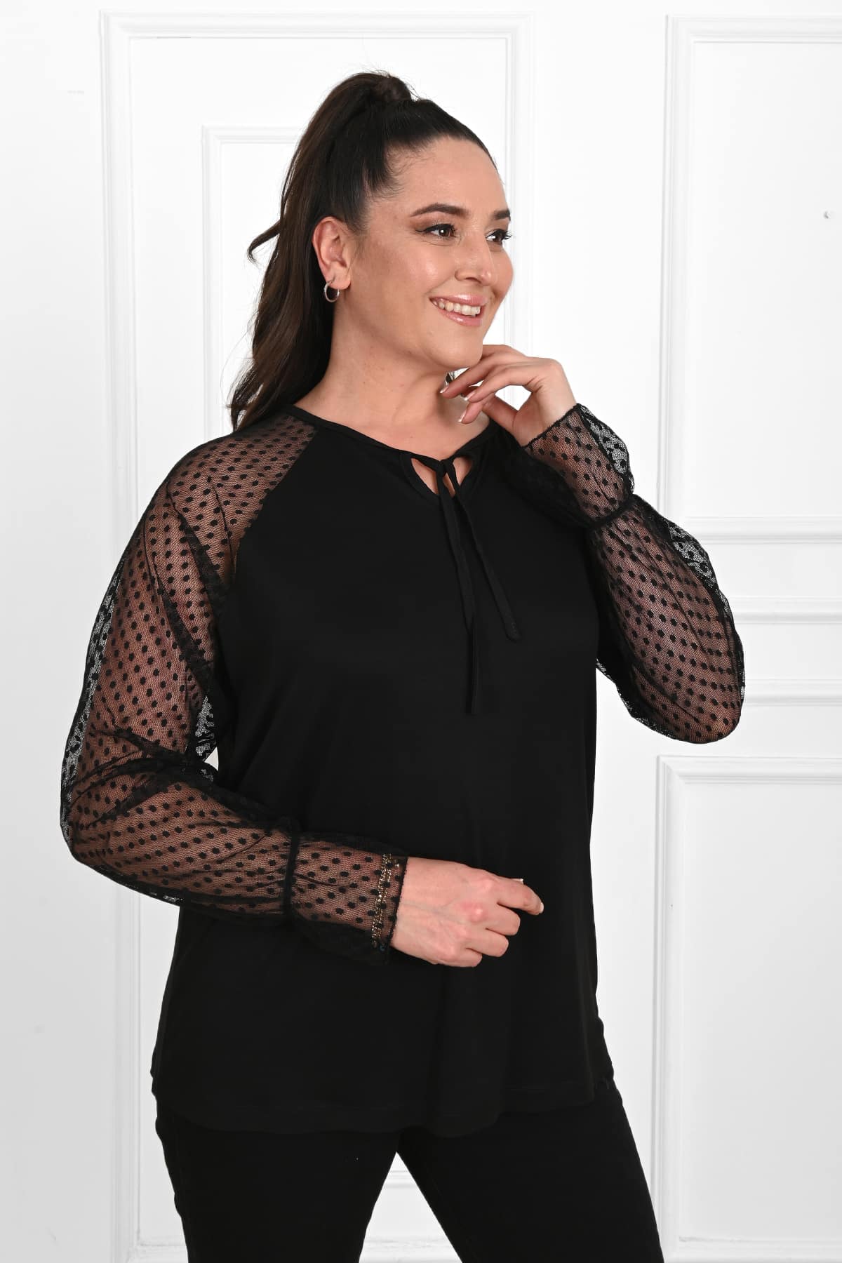 Bluza dama marimi mari buline 1451-23