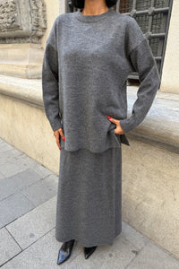 Compleu tricotat dama marimi mari 10231
