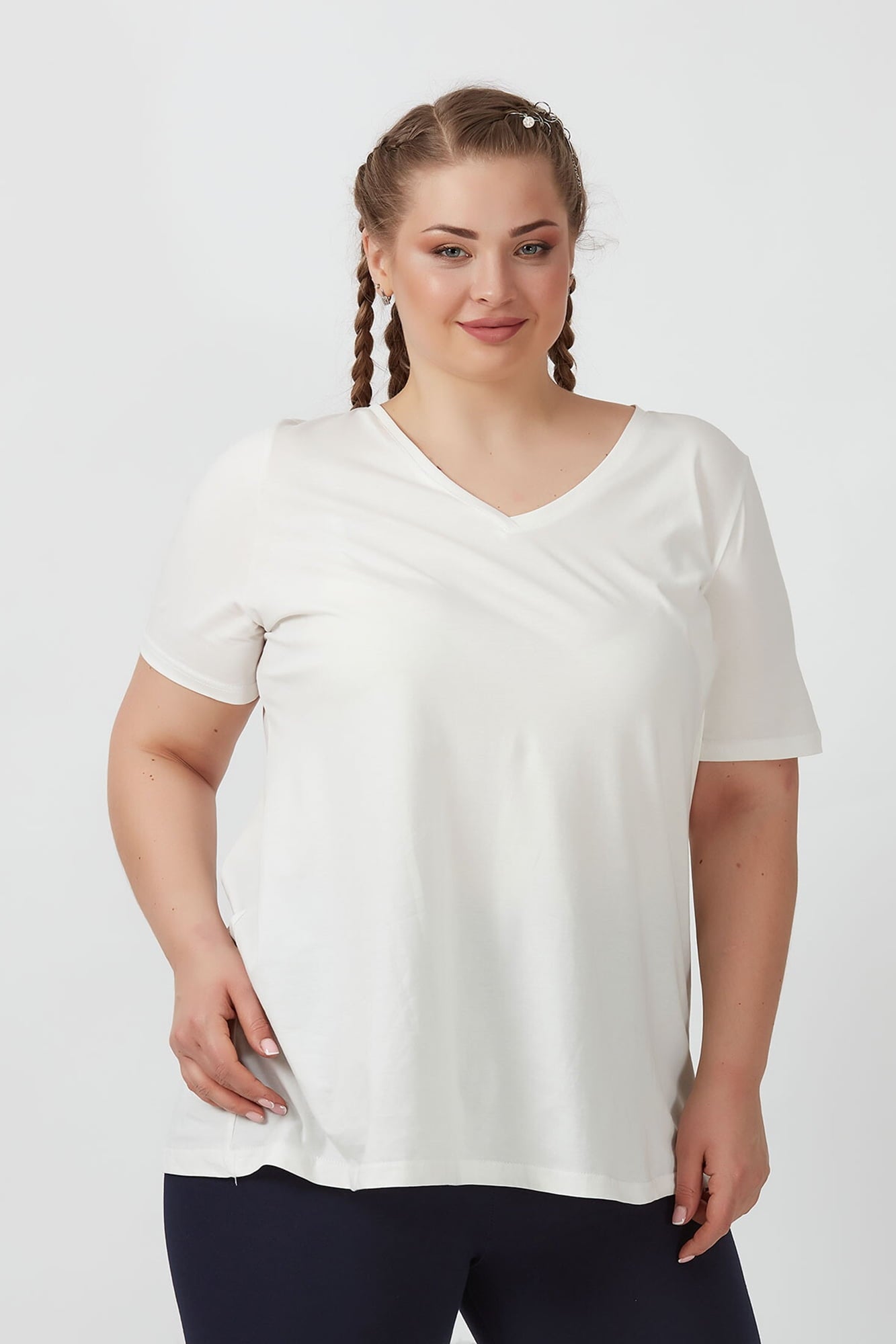 Best Sellers, Tricou dama marimi mari 1297-22, bigsize.ro