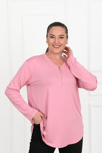 Bluza dama marimi mari cu fermoar 1387-23