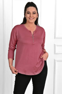 Bluza dama marimi mari cu fermoar 1387-23