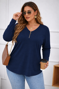Bluza dama marimi mari cu fermoar 1387-23