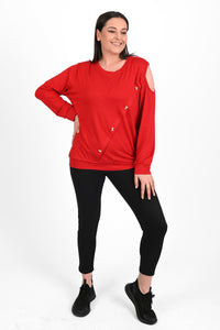 Bluza dama marimi mari cu imprimeu 1390-23
