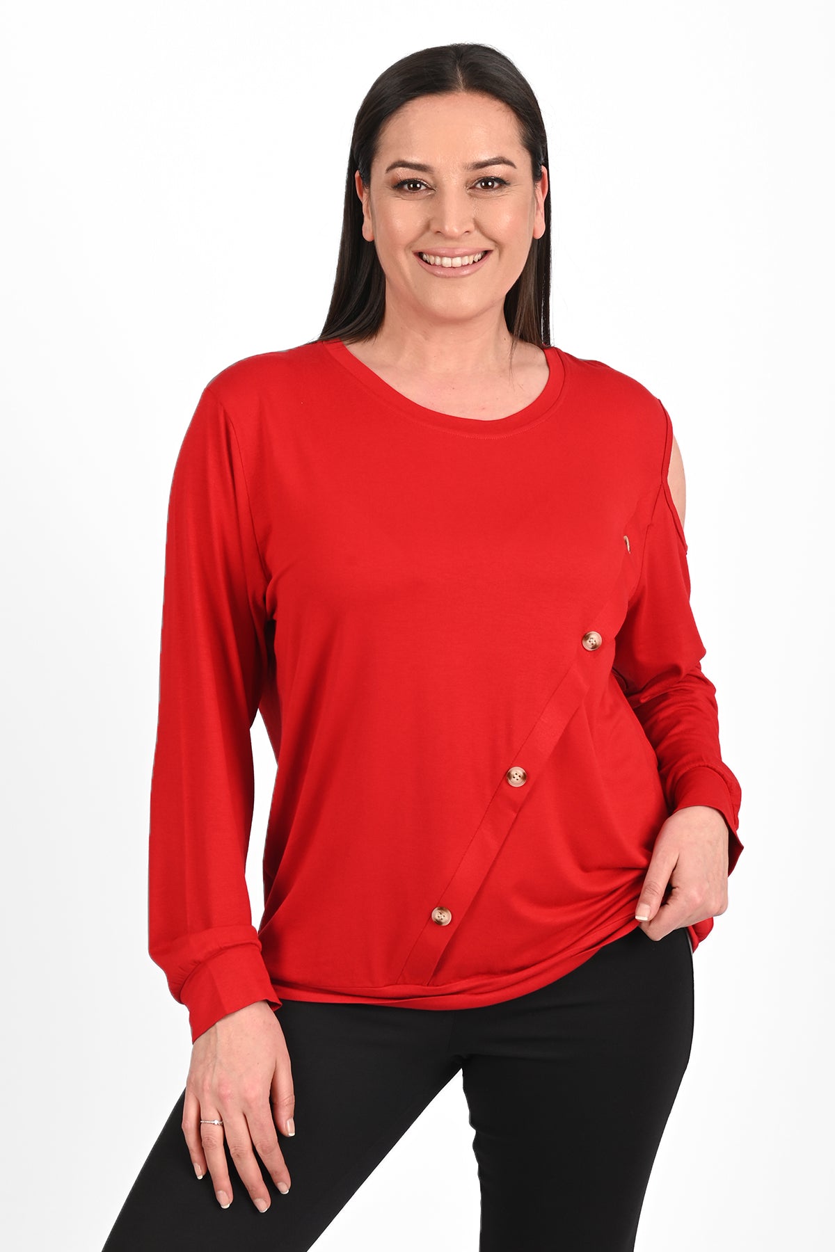 Bluza dama marimi mari cu imprimeu 1390-23