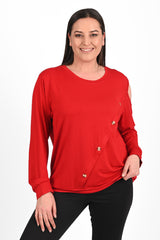 Bluza dama marimi mari cu imprimeu 1390-23