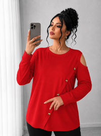 Bluza dama marimi mari cu capse 1390-23