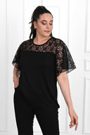 Tricou dama marimi mari cu dantela 1428-23