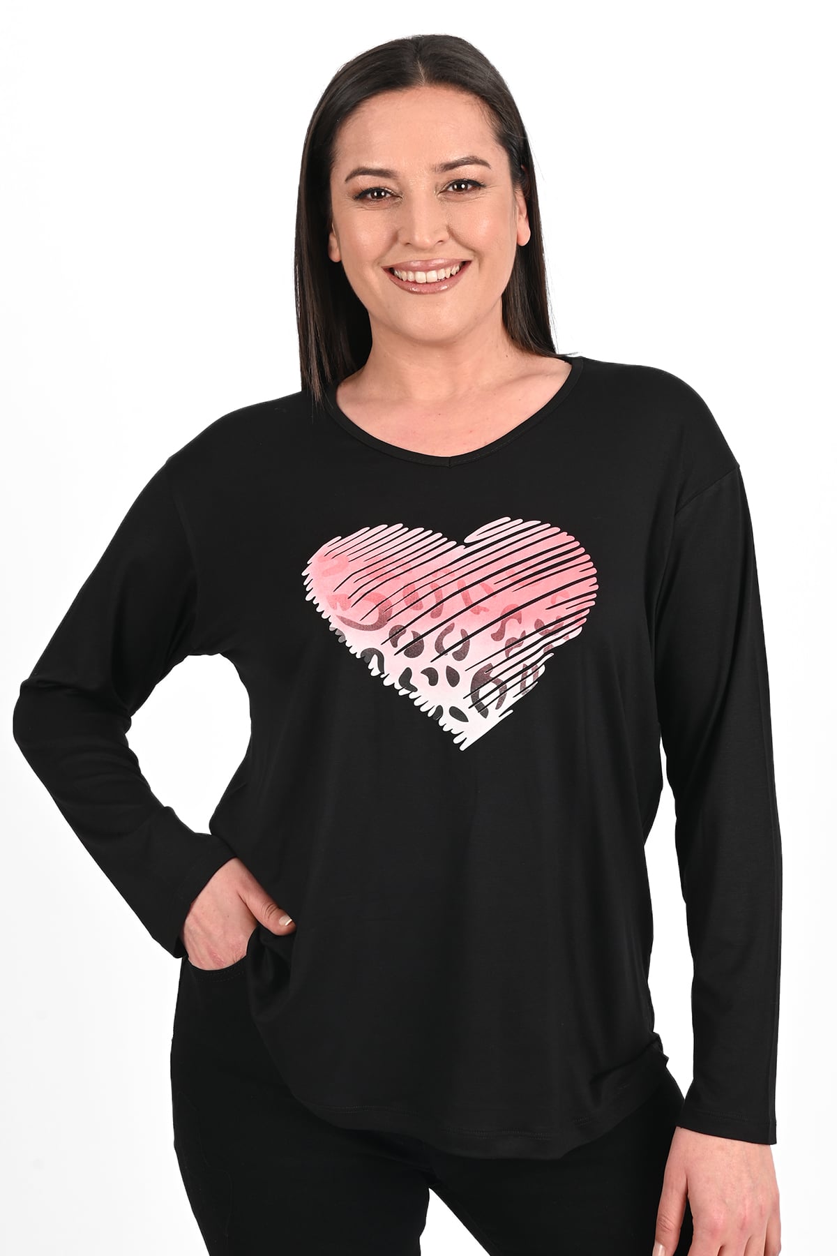 Bluza dama marimi mari Heart 1434-23