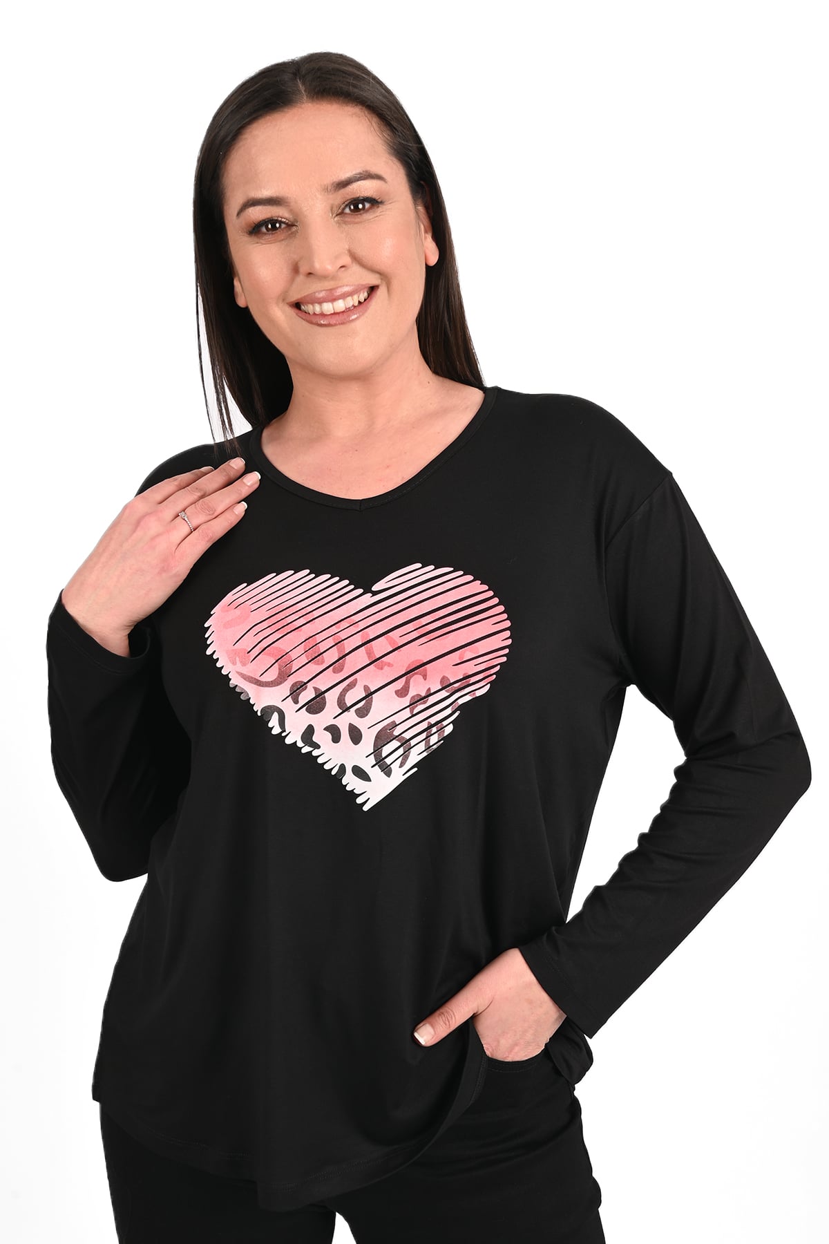 Bluza dama marimi mari Heart 1434-23
