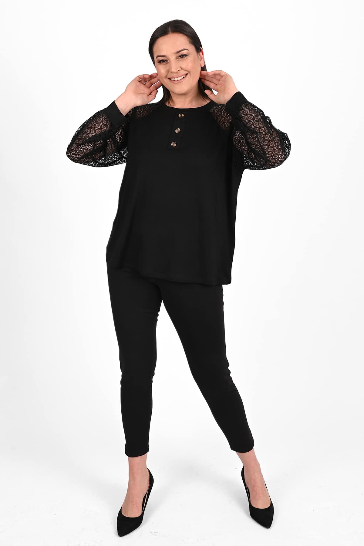 Bluza dama marimi mari nasturi 1442-23