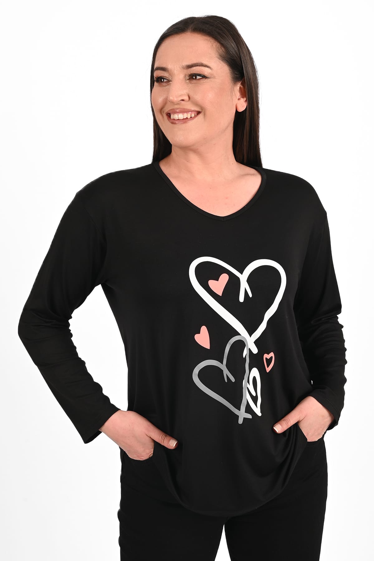 Bluza dama marimi inimioare 1433-23