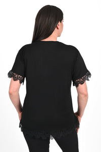 Tricou dama marimi mari cu dantela 1448-23