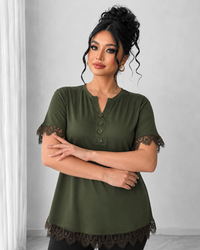 Tricou dama marimi mari cu dantela 1448-23
