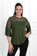 Bluza dama marimi mari dantela 1449-23