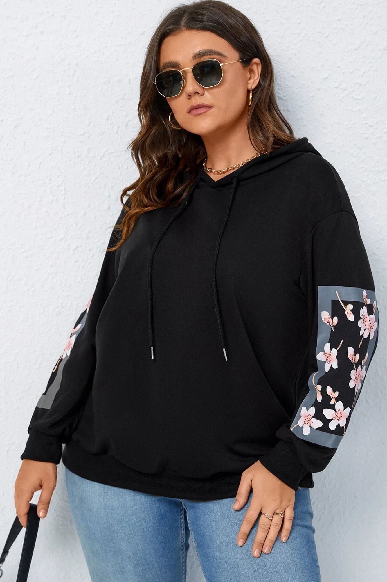 Bluza dama marimi mari cu flori 1452-23
