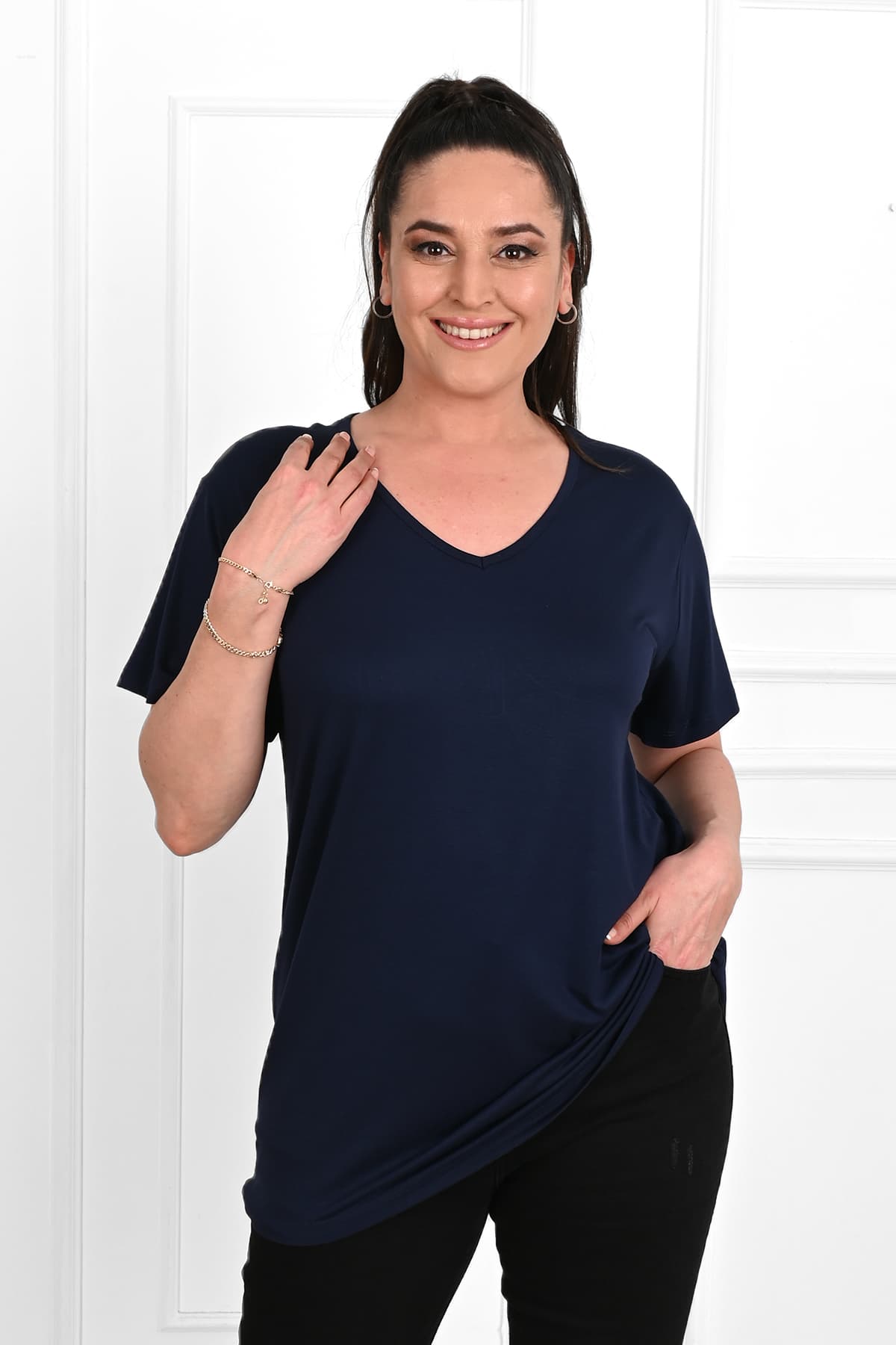 Tricou dama marimi mari Butterfly 1461-23