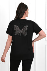 Tricou dama marimi mari Butterfly 1461-23
