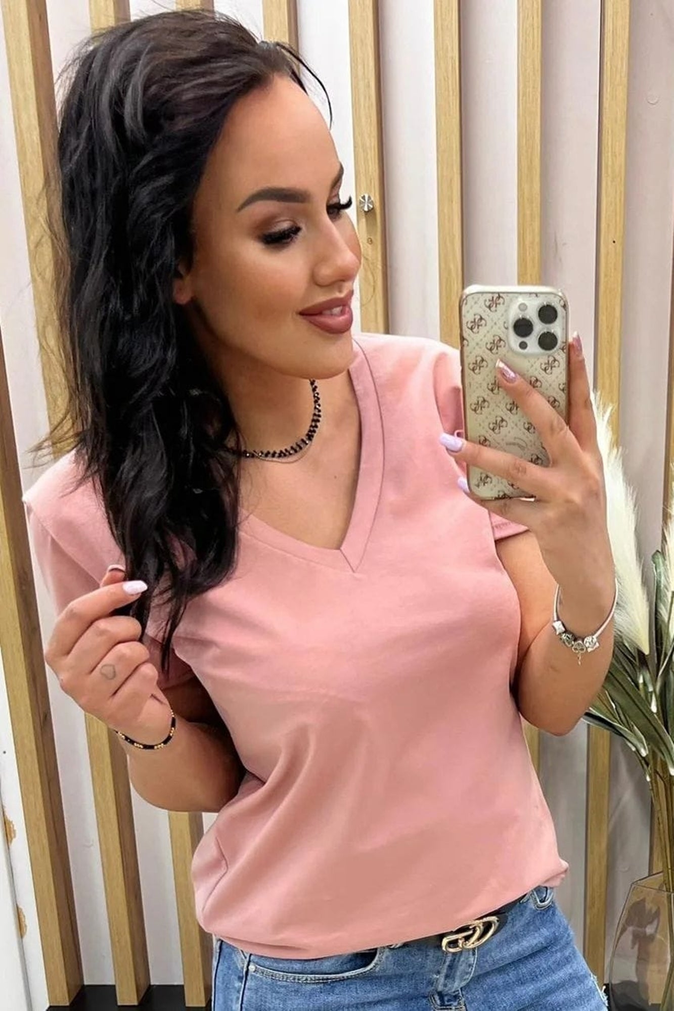 Tricou dama marimi mari in V 1698