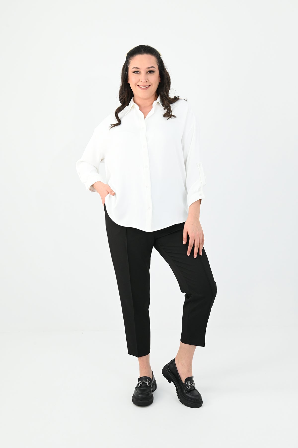Camasa dama OVERSIZE marimi mari 1709-24