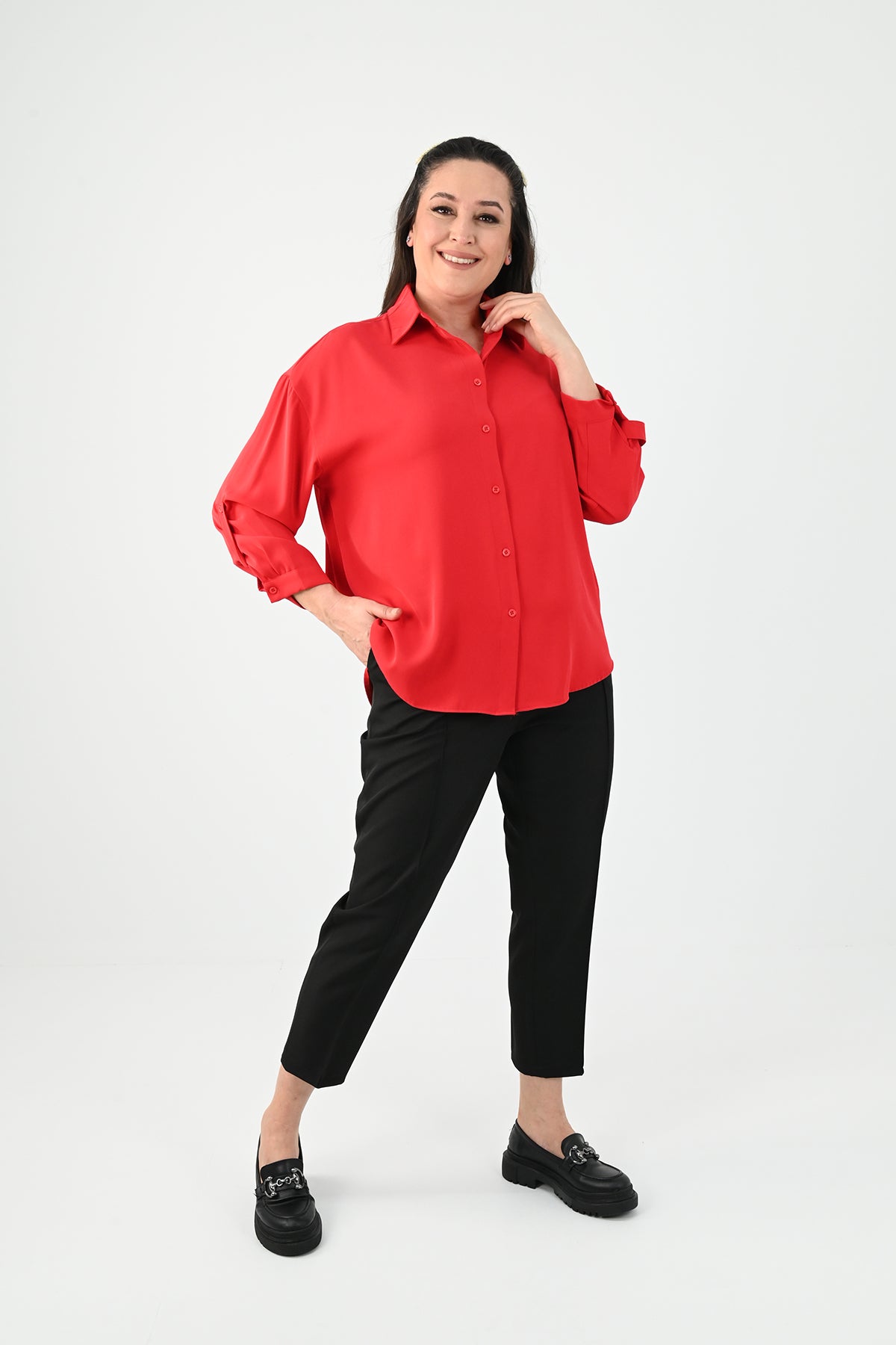 Camasa dama OVERSIZE marimi mari 1709-24
