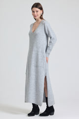 Rochie tricotata dama marimi mari 2019