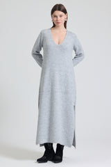 Rochie tricotata dama marimi mari 2019
