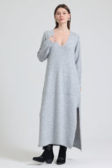 Rochie tricotata dama marimi mari 2019