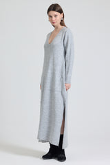 Rochie tricotata dama marimi mari 2019