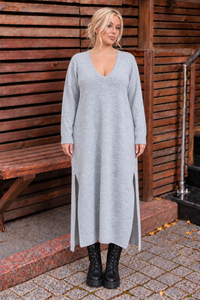 Rochie tricotata dama marimi mari 2019