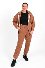 Trening dama marimi mari vatuit fermoar alb 3557-23