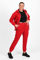 Trening dama marimi mari vatuit fermoar alb 3557-23