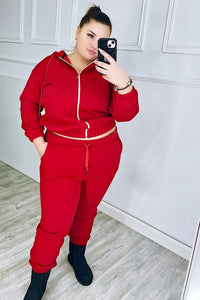 Trening dama marimi mari vatuit fermoar alb 3557-23