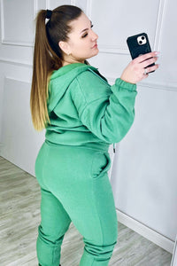 Trening dama marimi mari vatuit fermoar alb 3557-23