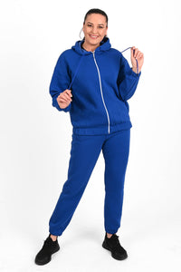 Trening dama marimi mari vatuit fermoar alb 3557-23