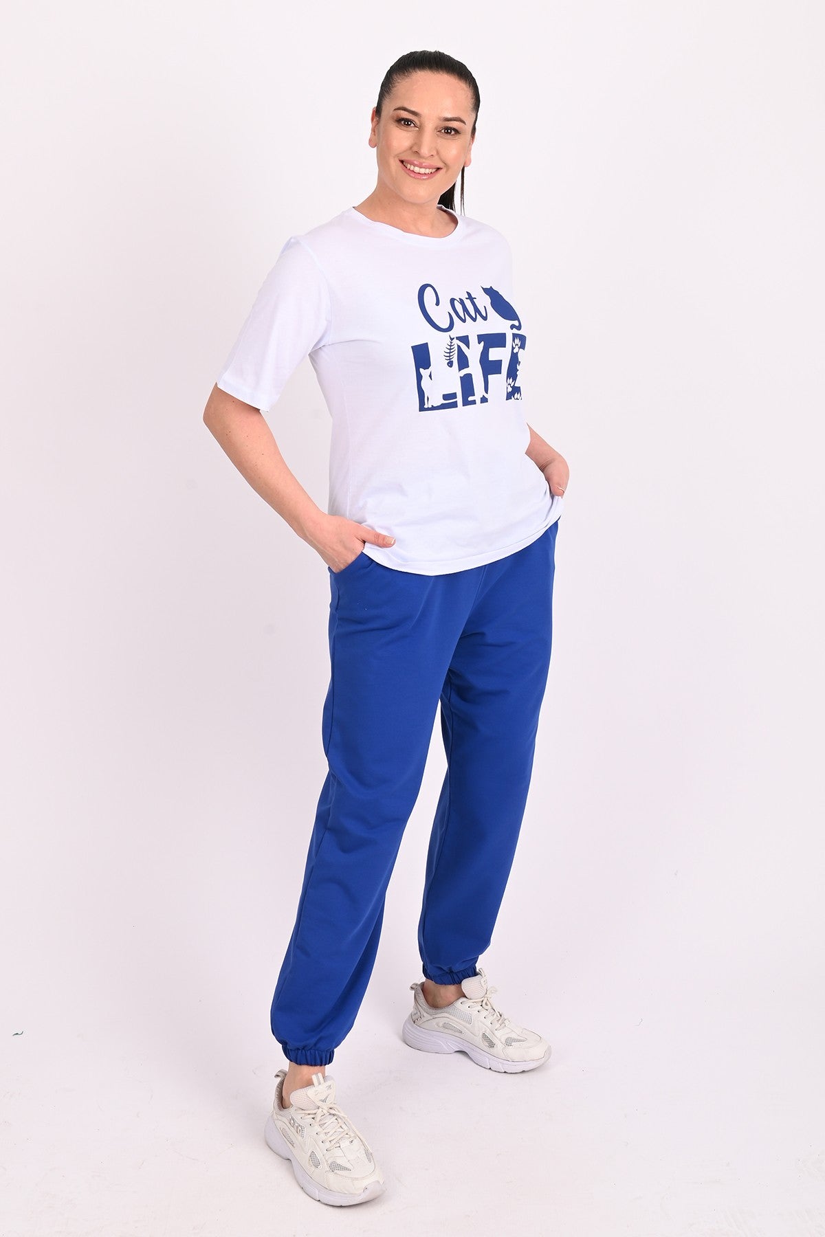 Noutăți, Trening dama marimi mari Cat 3637-23, bigsize.ro