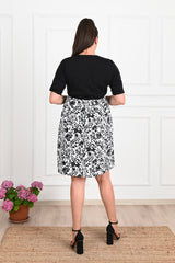 Rochie dama marimi mari cu nasturi 5086-22